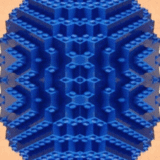 Blue Lego Kaleidoscope by Daniel Wickert
