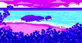 Secret Beach by Pixel Art For The He