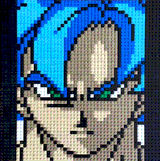 Super Saiyan Blue Goku by Lego_Colin