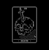 Death card by littlebitspace