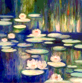 Ode to Monet's Lilies by Melissa Grimm