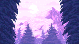 Snow Forest by Pixelartfortheheart