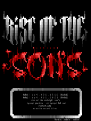 Rise Of The Midnight Sons Font by Morbius