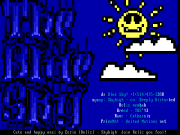 The Blue Sky positive ansi by Eerie