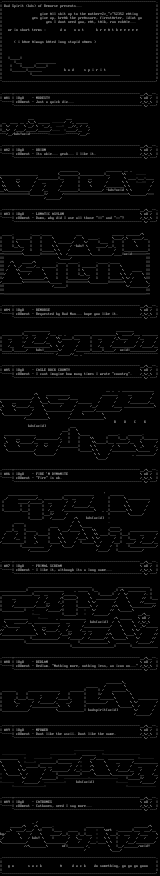 Do Not Breathe ASCII Collection by Bad Spirit