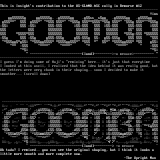 Remixed Goomba Ascii by The Upright Man