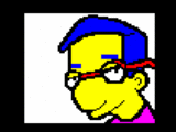Milhouse, lower those eyebrows! by Alistair Cree