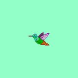 Hummingbird by 8bit Poet