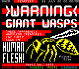 Giant Murder Wasps by Jellica Jake